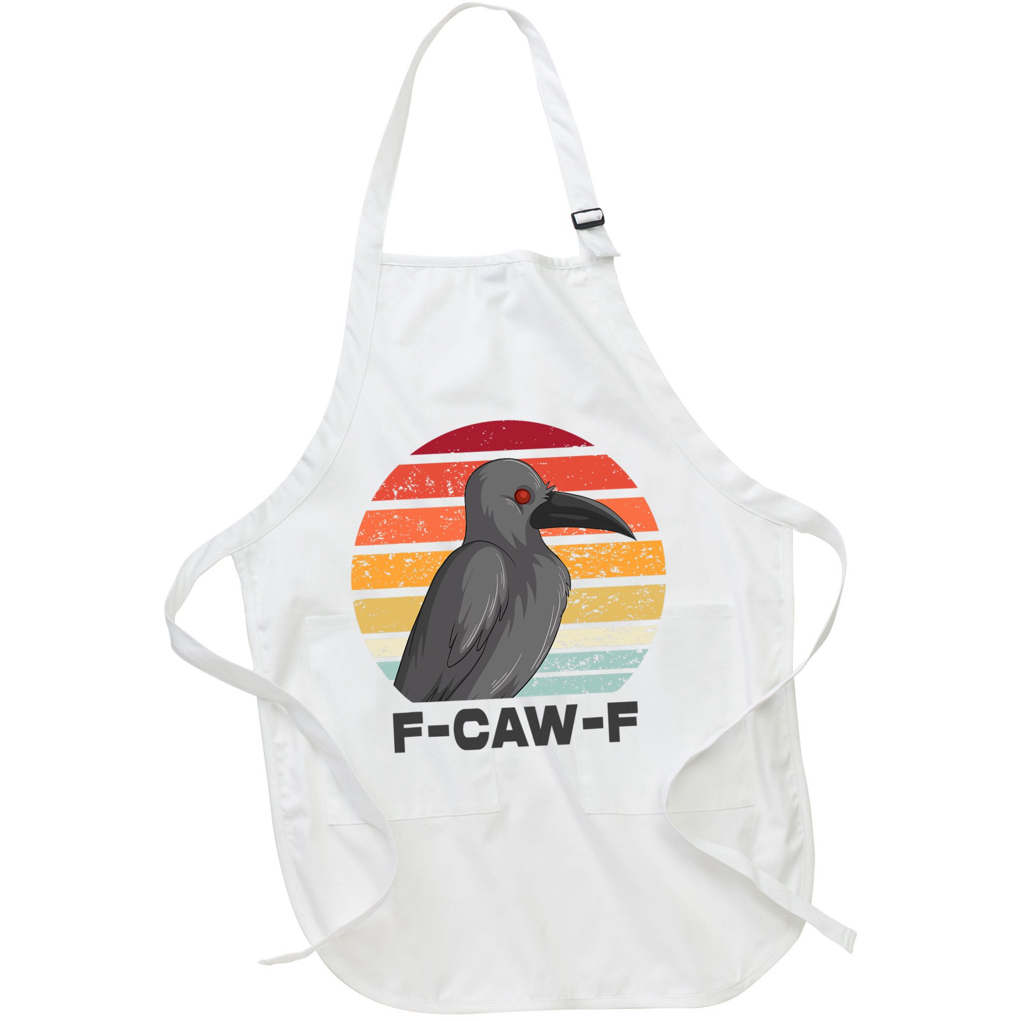 Funny F-Caw-F Crow Bird Apron