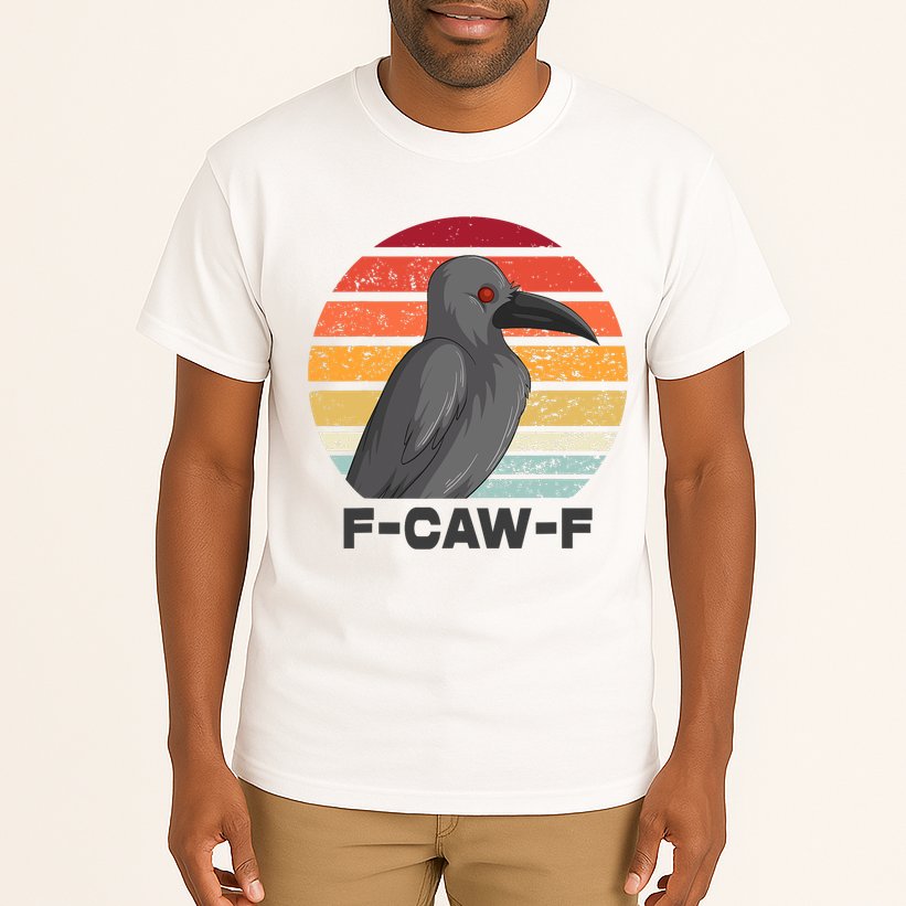 Funny F-Caw-F Crow Bird Tall T-Shirt