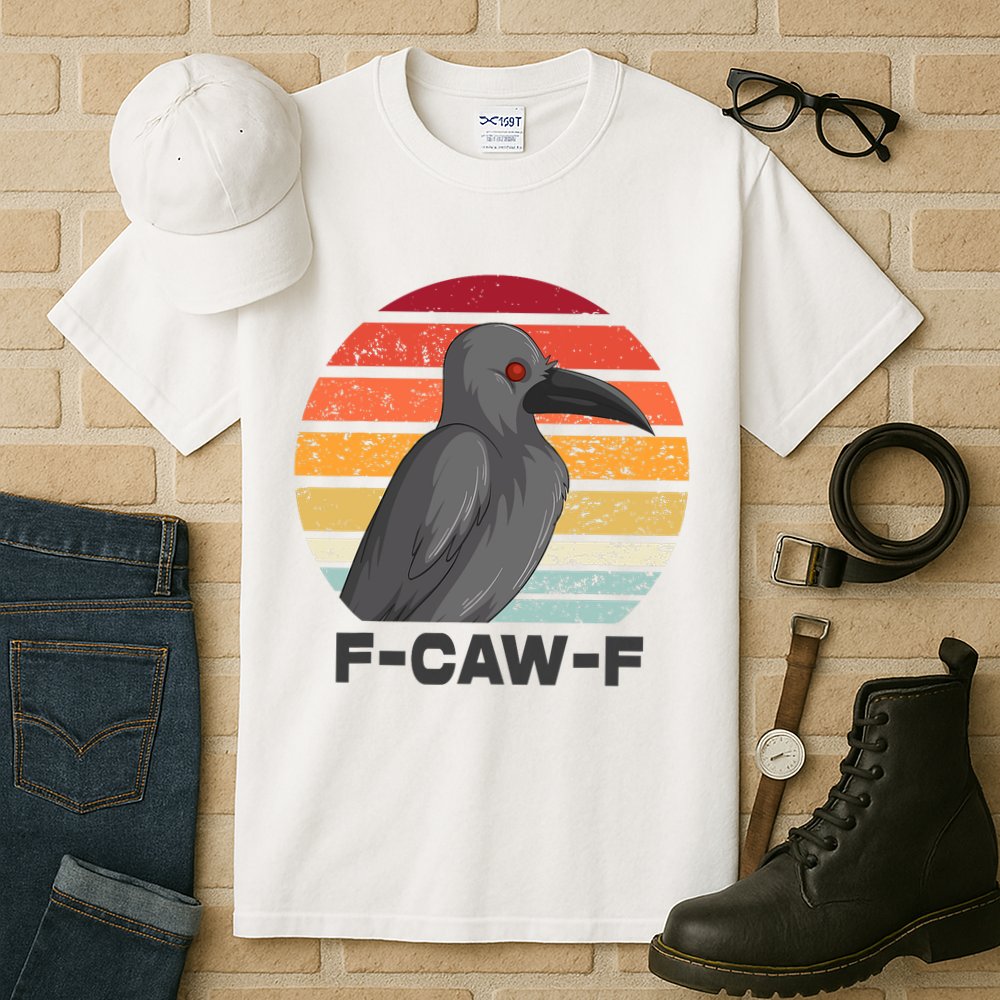 Funny F-Caw-F Crow Bird Tall T-Shirt