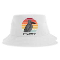 Funny F-Caw-F Crow Bird Sustainable Bucket Hat