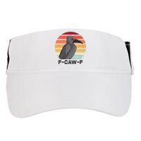 Funny F-Caw-F Crow Bird Adult Drive Performance Visor