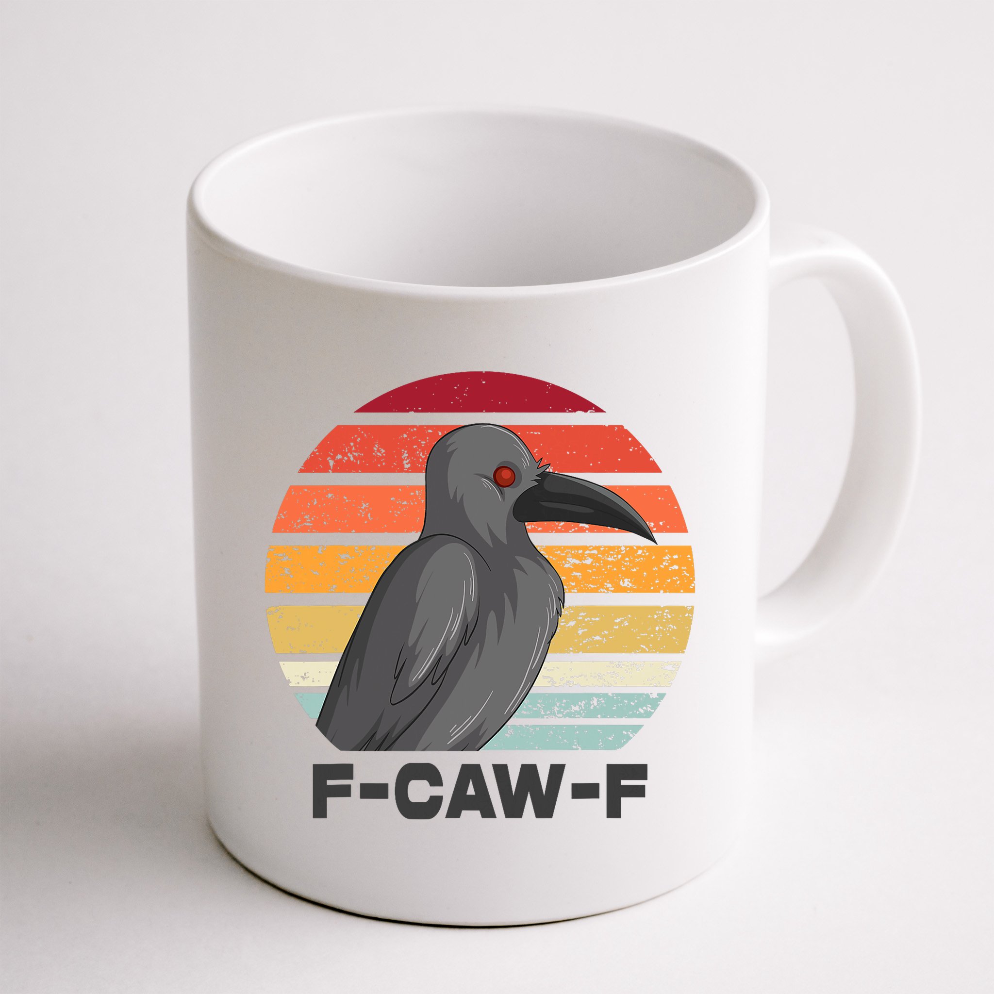 Funny F-Caw-F Crow Bird Mug