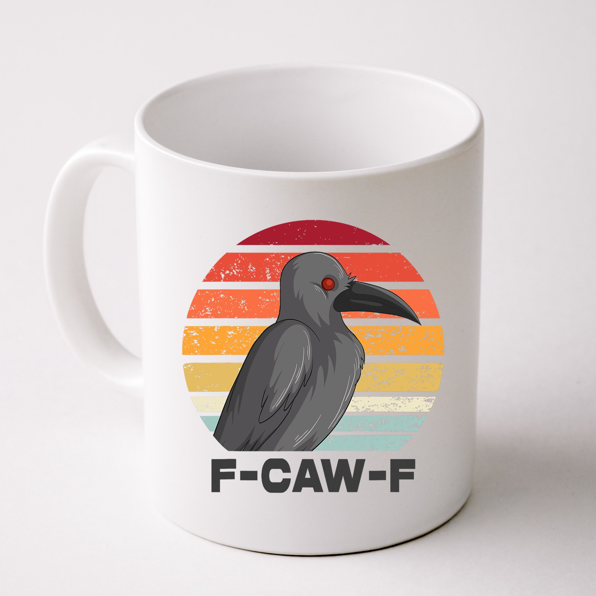 Funny F-Caw-F Crow Bird Mug