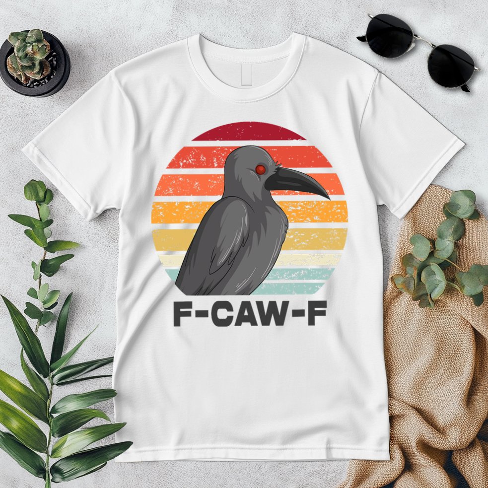Funny F-Caw-F Crow Bird Premium T-Shirt