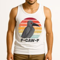 Funny F-Caw-F Crow Bird Tank Top