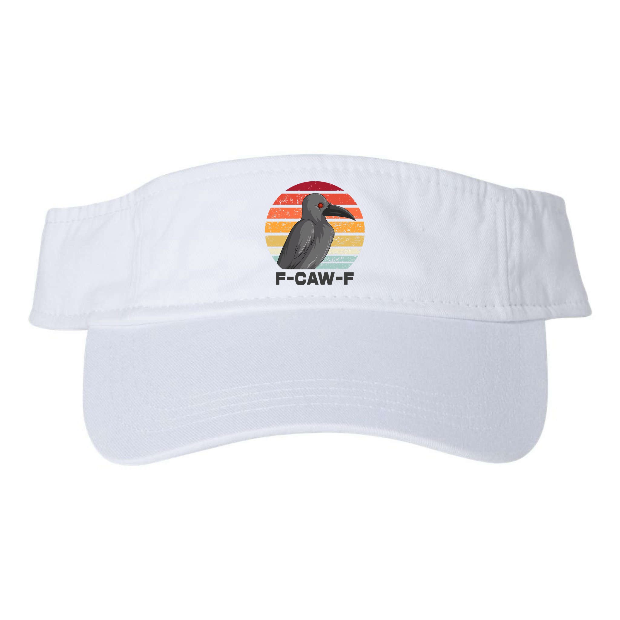 Funny F-Caw-F Crow Bird Visor