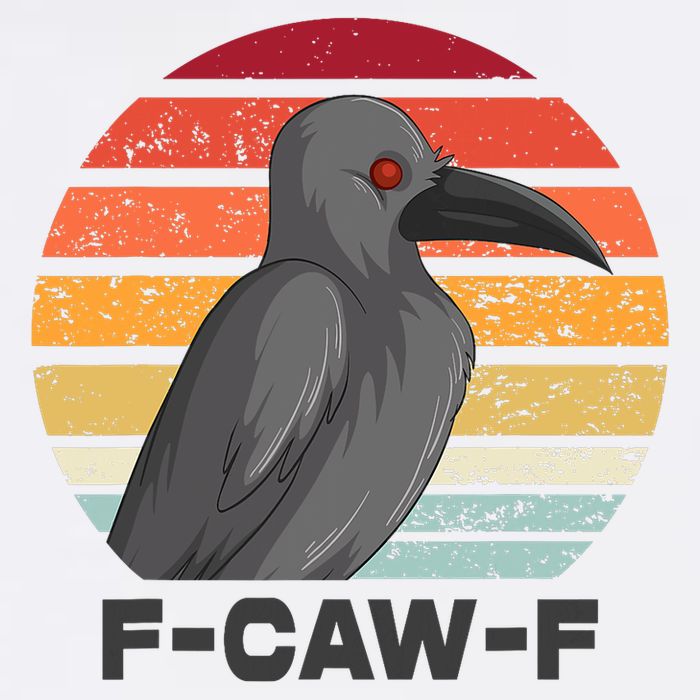 Funny F-Caw-F Crow Bird Womens T-Shirt