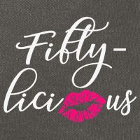 Fiftylicious Fifty Cute 50th Birthday For Her Funny Gift Cotton Canvas Backpack
