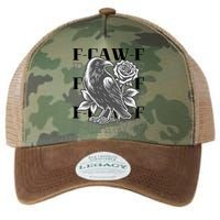 Funny F-Caw-F Crow Black Crow, F-Caw-F Black Bird Legacy Tie Dye Trucker Hat