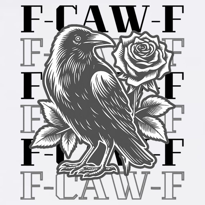 Funny F-Caw-F Crow Black Crow, F-Caw-F Black Bird Youth Performance Sprint T-Shirt