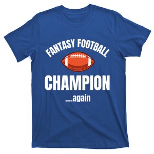 Fantasy Football Champion Repeat Winner Gift T-Shirt