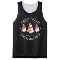 Farm Fresh Christmas Tree Cakes Funny Tree Farm Xmas Pajamas Mesh Reversible Basketball Jersey Tank