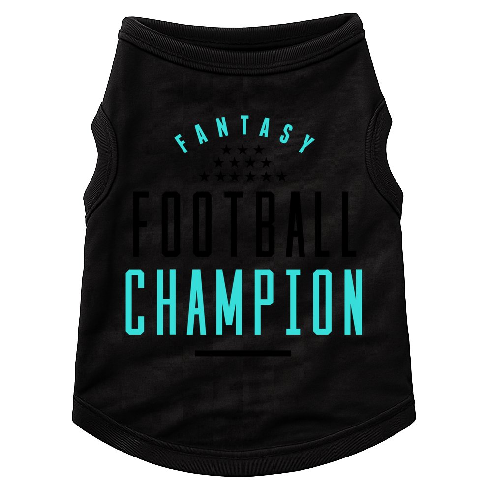 Fantasy Football Champion Winner League Draft Team Gift Doggie Tank