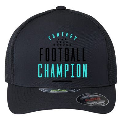 Fantasy Football Champion Winner League Draft Team Gift Flexfit Unipanel Trucker Cap