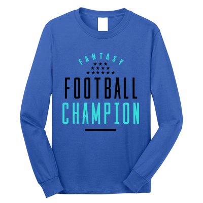 Fantasy Football Champion Winner League Draft Team Gift Long Sleeve Shirt