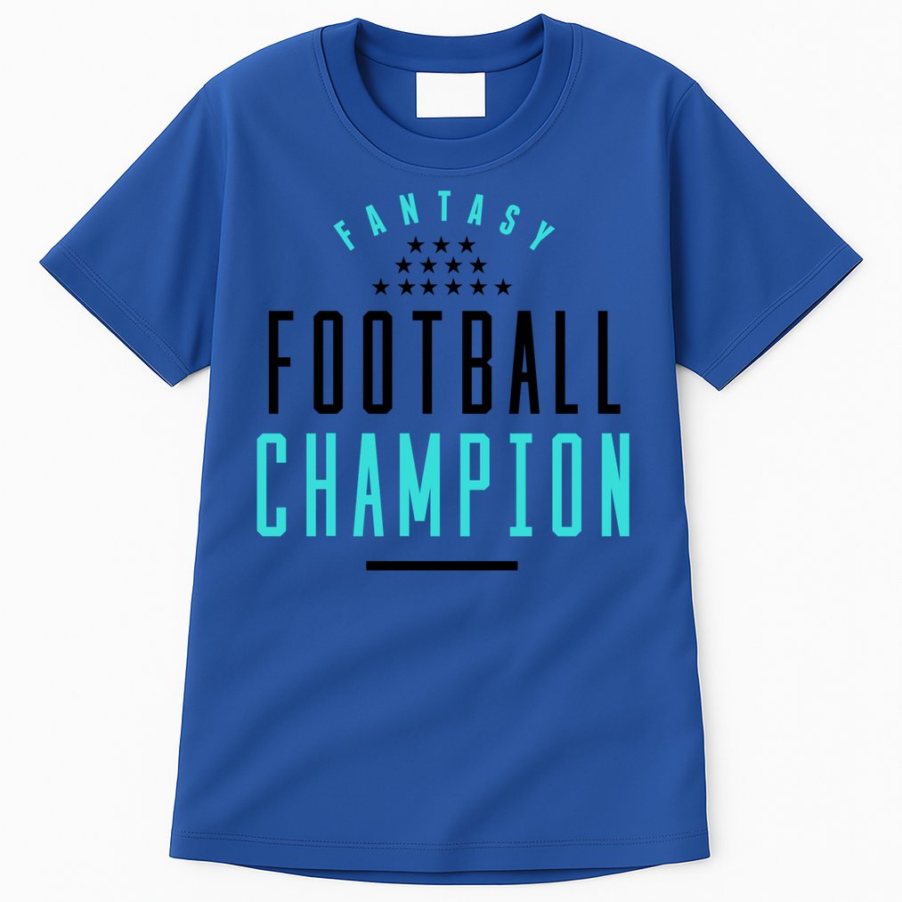 Fantasy Football Champion Winner League Draft Team Gift Tall T-Shirt