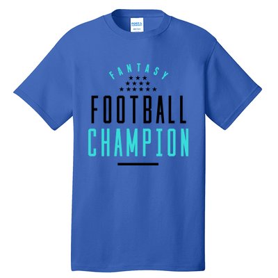 Fantasy Football Champion Winner League Draft Team Gift Tall T-Shirt