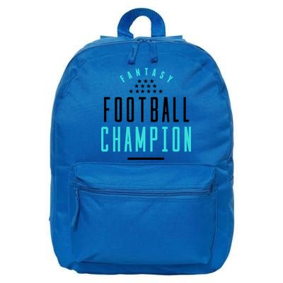 Fantasy Football Champion Winner League Draft Team Gift 16 in Basic Backpack