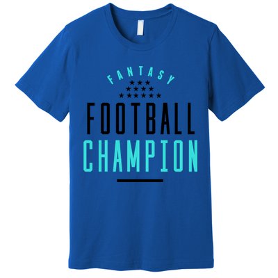 Fantasy Football Champion Winner League Draft Team Gift Premium T-Shirt