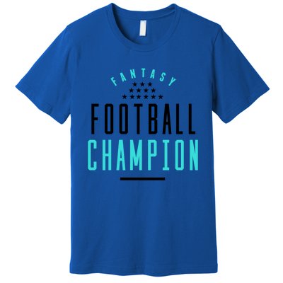 Fantasy Football Champion Winner League Draft Team Gift Premium T-Shirt