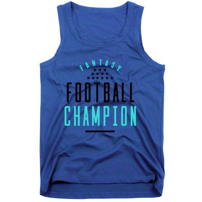 Fantasy Football Champion Winner League Draft Team Gift Tank Top