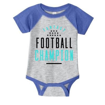 Fantasy Football Champion Winner League Draft Team Gift Infant Baby Jersey Bodysuit