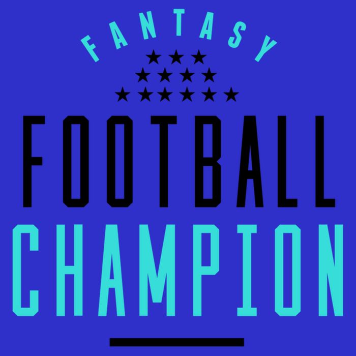 Fantasy Football Champion Winner League Draft Team Gift Women's V-Neck T-Shirt
