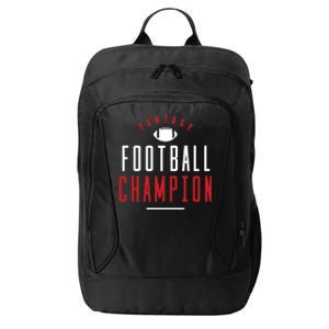 Fantasy Football Champion Winner League Draft Team Gift City Backpack