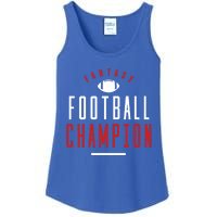 Fantasy Football Champion Winner League Draft Team Gift Ladies Essential Tank