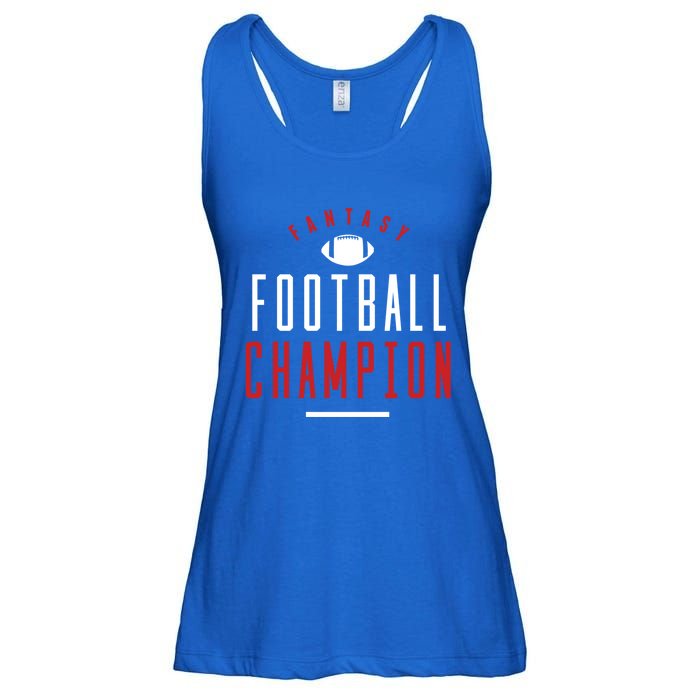 Fantasy Football Champion Winner League Draft Team Gift Ladies Essential Flowy Tank