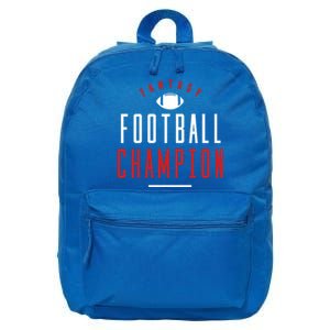 Fantasy Football Champion Winner League Draft Team Gift 16 in Basic Backpack