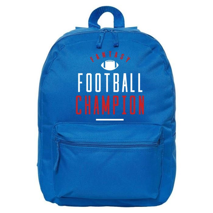 Fantasy Football Champion Winner League Draft Team Gift 16 in Basic Backpack