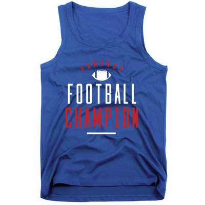 Fantasy Football Champion Winner League Draft Team Gift Tank Top