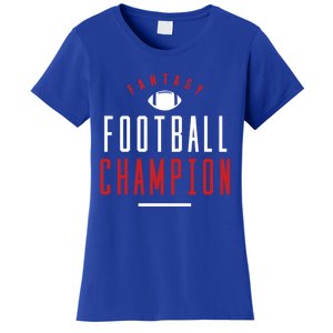 Fantasy Football Champion Winner League Draft Team Gift Women's T-Shirt