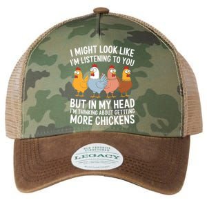 Funny Farmer Chickens Legacy Tie Dye Trucker Hat