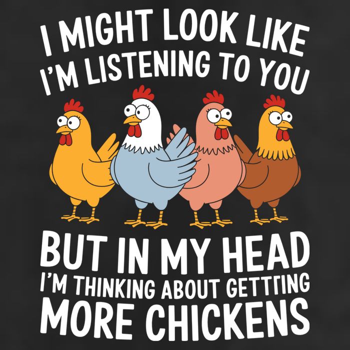 Funny Farmer Chickens 7 Panel Mesh Trucker Snapback Hat