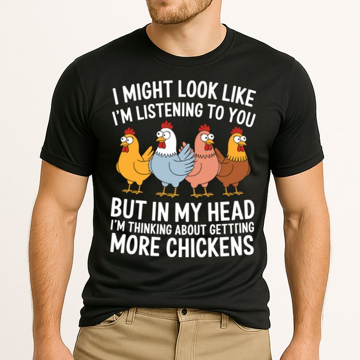 Funny Farmer Chickens Cooling Performance Crew T-Shirt