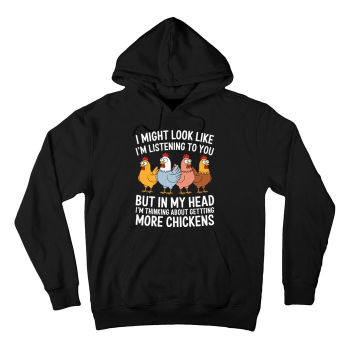 Funny Farmer Chickens Hoodie