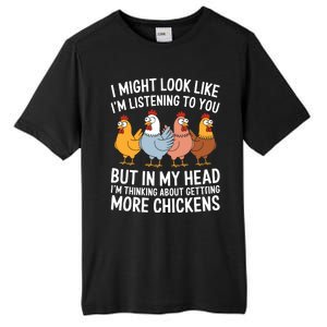 Funny Farmer Chickens Tall Fusion ChromaSoft Performance T-Shirt