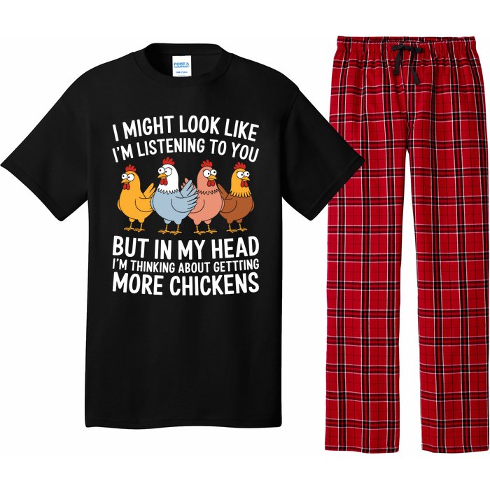 Funny Farmer Chickens Pajama Set