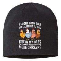 Funny Farmer Chickens Sustainable Beanie