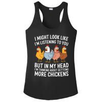 Funny Farmer Chickens Ladies PosiCharge Competitor Racerback Tank