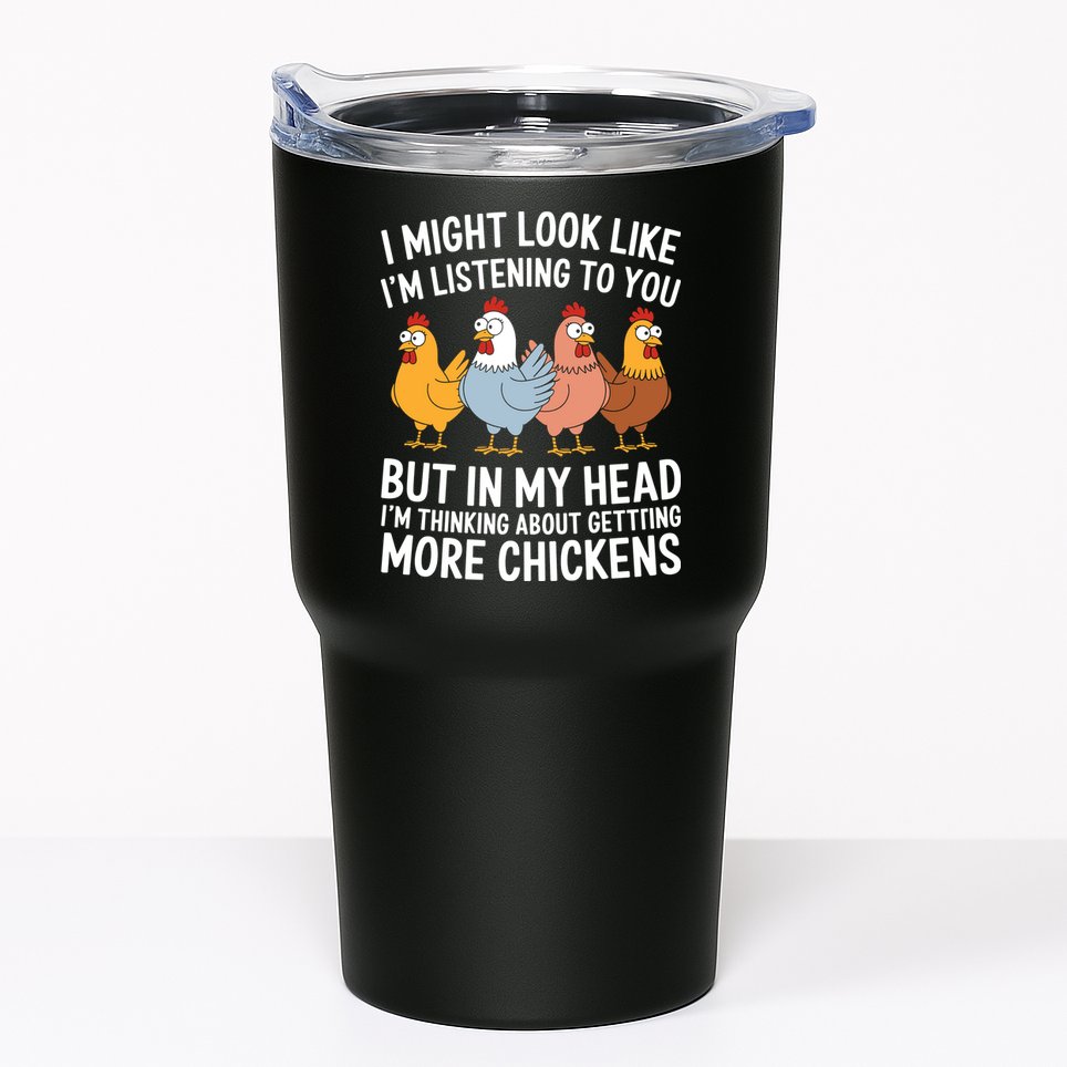 Funny Farmer Chickens Tumbler