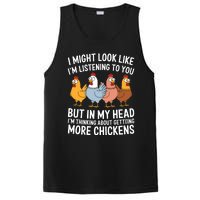 Funny Farmer Chickens PosiCharge Competitor Tank