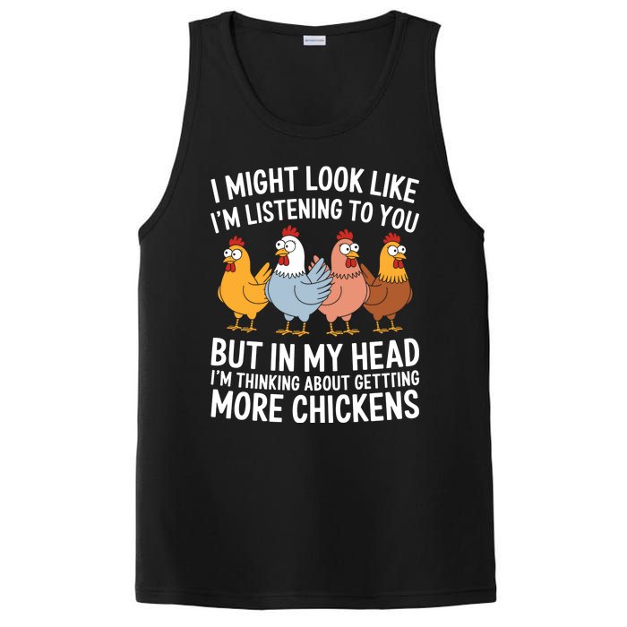 Funny Farmer Chickens PosiCharge Competitor Tank