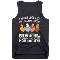 Funny Farmer Chickens Tank Top