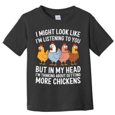 Funny Farmer Chickens Toddler T-Shirt