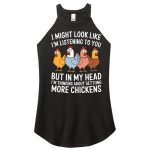 Funny Farmer Chickens Women's Perfect Tri Rocker Tank