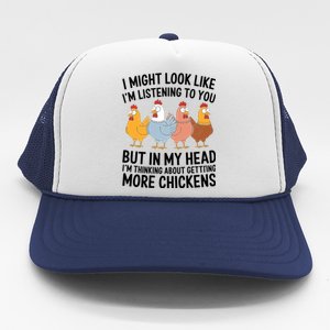 Funny Farmer Chickens Trucker Hat