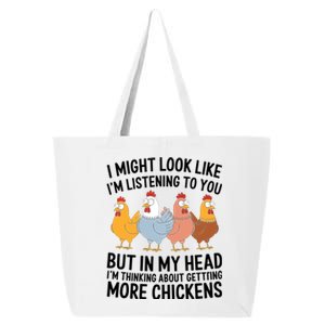 Funny Farmer Chickens 25L Jumbo Tote